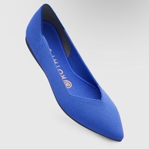 Cornflower Rothy’s Pointe Flat! Rare color! Good condition! Size 9